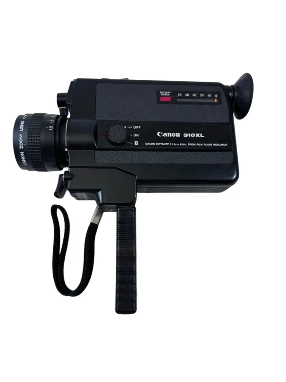 Canon 310 XL Super 8 Movie Camera Zoom 8.5-25.5mm F/1 Lens Vintage 1970s Japan